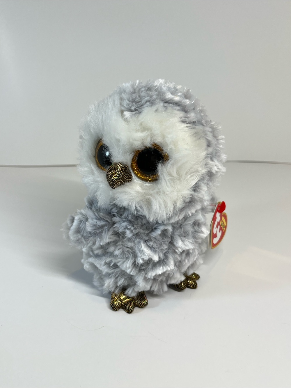 Ty Beanie Boos TySilk 6" Owlette The Owl Plush NWT Stuffed Animal Toy 2018